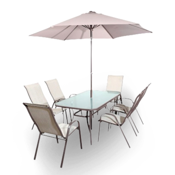 COMEDOR DE JARDÍN GRASY 6 P