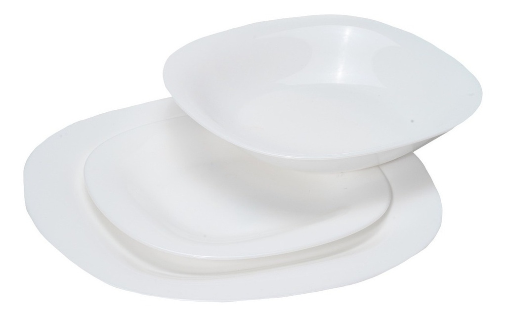 JUEGO  DE VAJILLA WHITE 