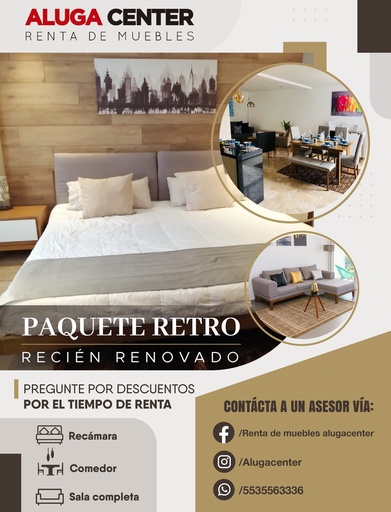 [AC_PAQ_23] Paquete 1 Recámara Retro