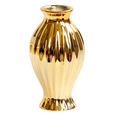 [AC_DEC_40] JARRÓN DORADO