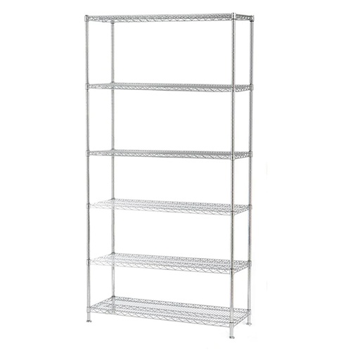 [AC_OFI_60] ESTANTE CROMADO 6 NIVELES 